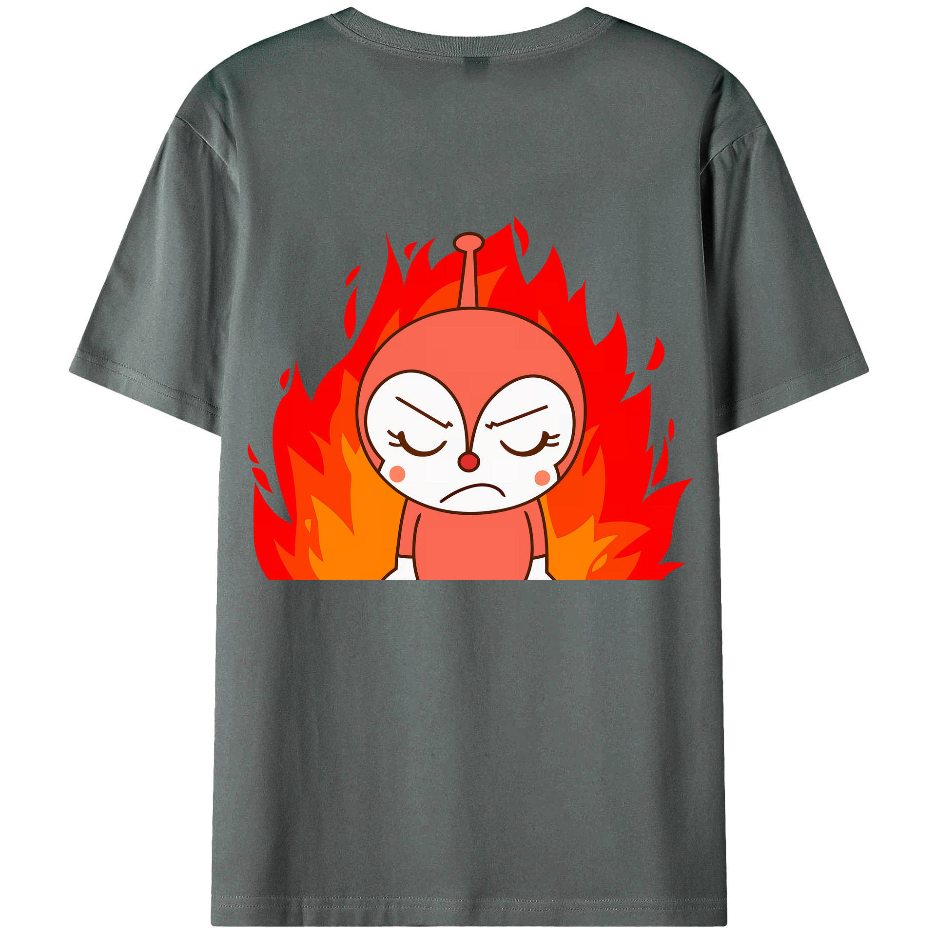（画像用） アンパンマン Anpanman 綿100％ メンズ半袖Tシャツ（バックプリント） 通気性